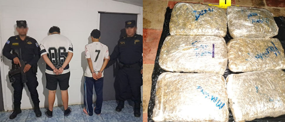 Autoridades de seguridad desarticulan punto de distribución de droga en La Libertad