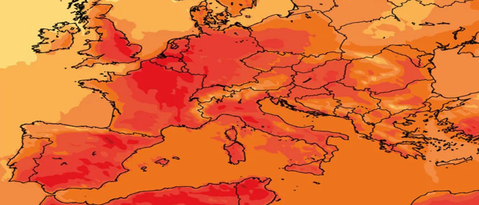 Alerta máxima en Europa por una ola de calor que ha dejado más de 1,300 muertos