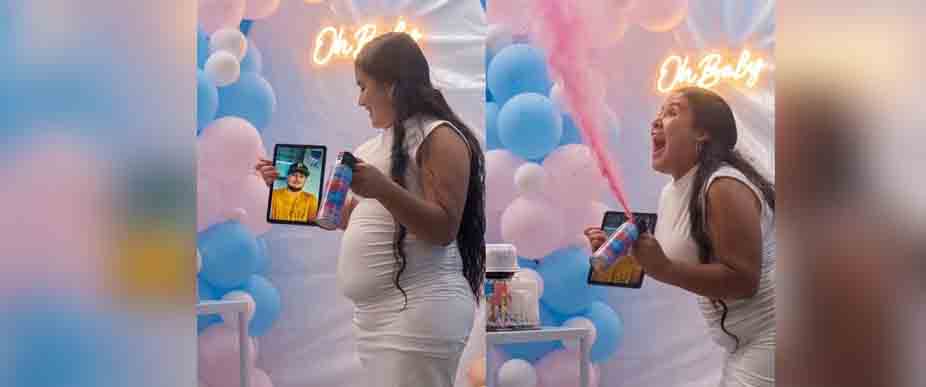 Hermano lejano descubre a través de una videollamada que será papá de una niña