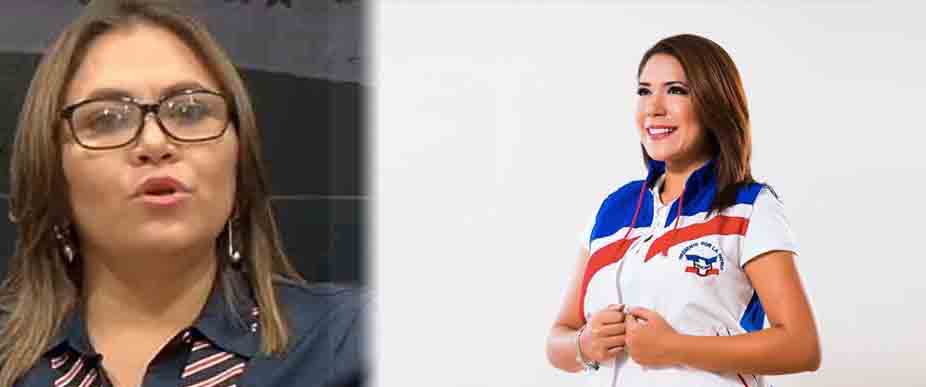 Abogada penalista Lucrecia Landaverde apoya a candidata presidencial de ARENA