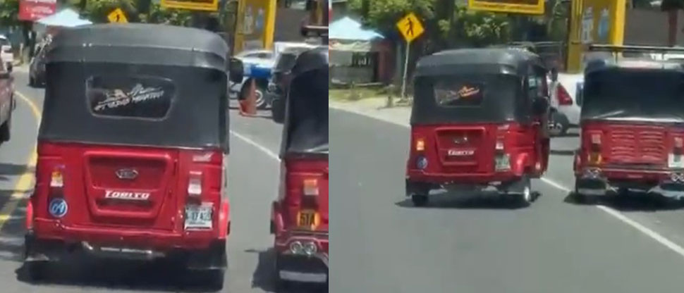 Denuncian a conductores de mototaxi discutiendo en plena vía pública en Apopa