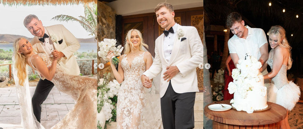 Mr Beast y Thea Booysen sellan su historia de amor al casarse