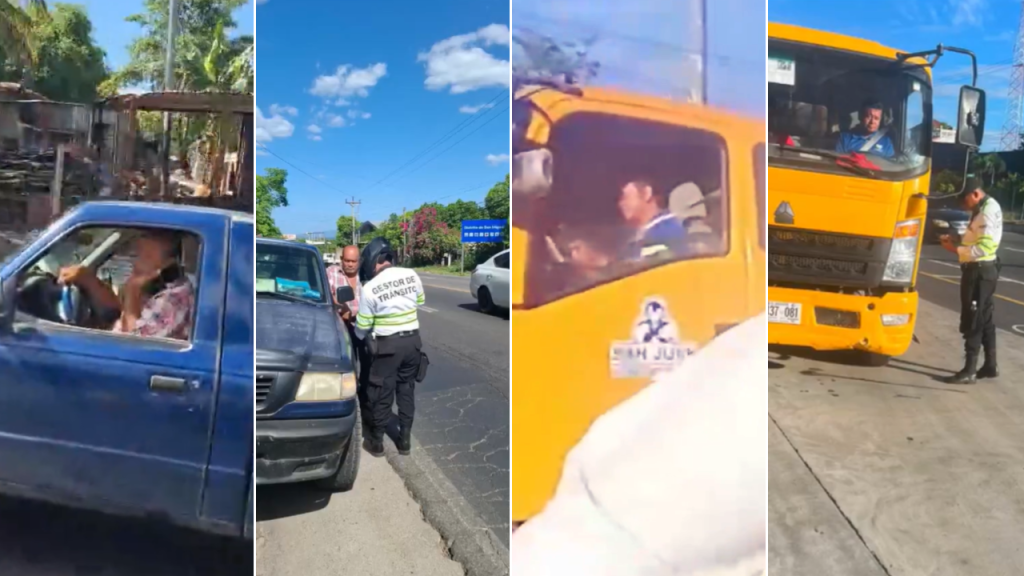 Le caen con multa a conductores que usaban su celular mientras manejaban en distintos puntos