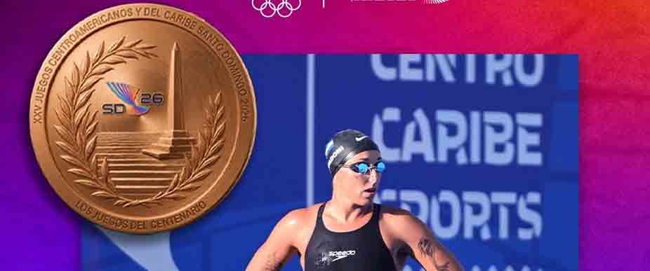 El séptimo bronce y quinta medalla para El Salvador de este martes llega por Marina Spadoni