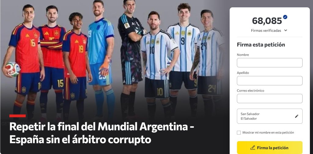 Lanzan una campaña para repetir la final del Mundial 2026: la cifra llega a más 68,000 firmas