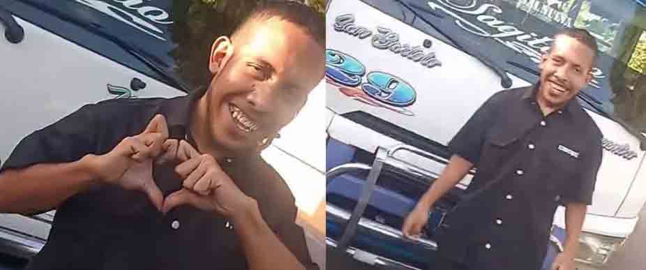 Microbusero de la ruta 29 afirma que con su sonrisa «es el más guapo»