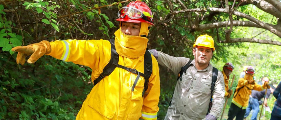 Servicio Forestal de EE. UU. capacita a brigadistas de San Miguel