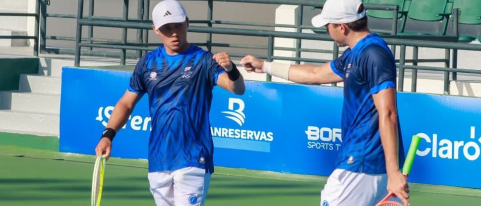 Tenistas salvadoreños juveniles lucharán por el oro en Santo Domingo 2026
