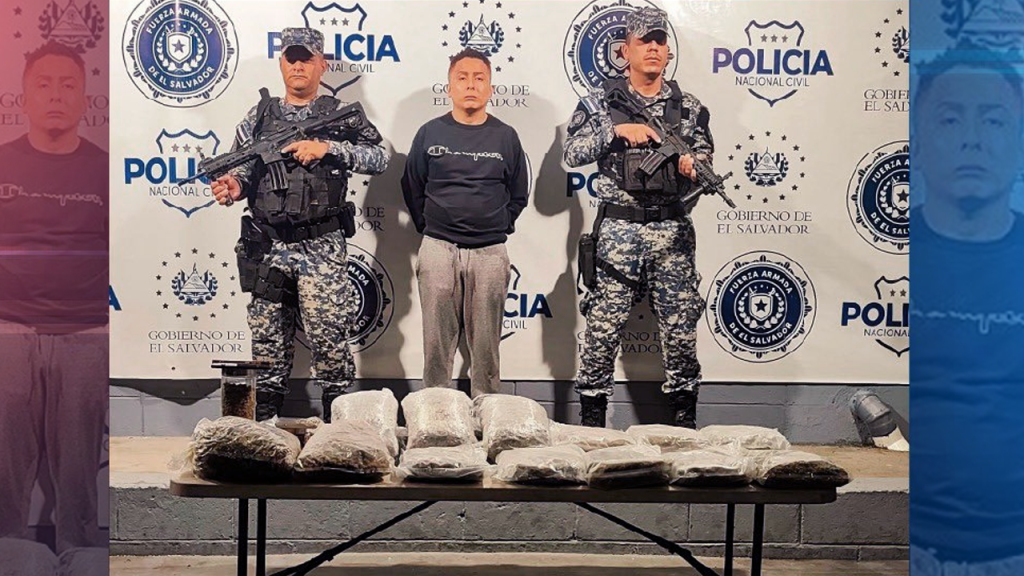 Cae sujeto con un fuerte cargamento de marihuana en Ilopango