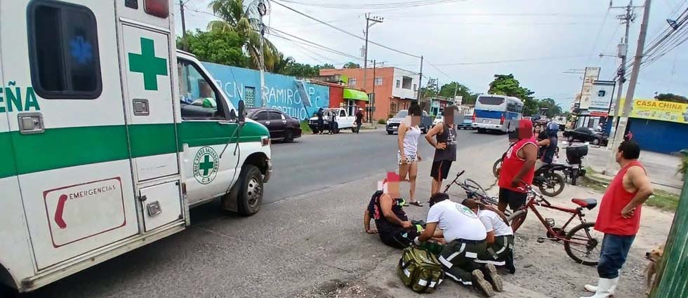 Auxilian a peatón tras ser arrollado sobre la carretera Troncal del Norte