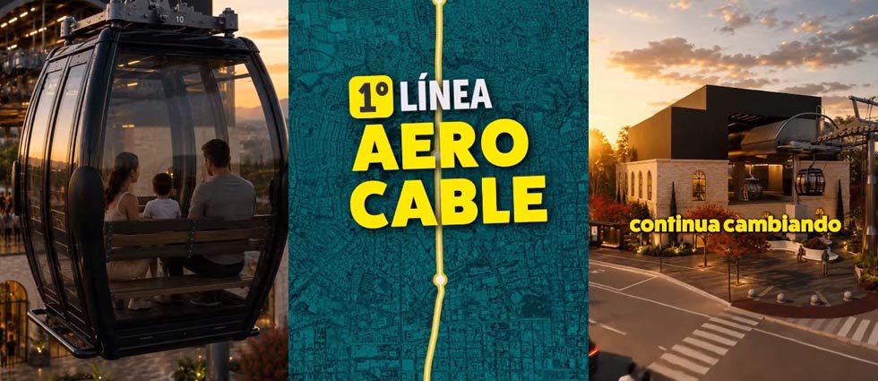 Aerocable de Mejicanos tiene un 50 % de avance general