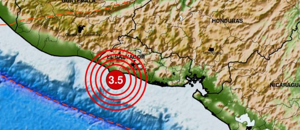 Sismo con epicentro en costa de La Libertad sacude parte del país esta mañana de viernes