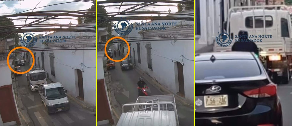 Piden ayuda a la PNC y VMT para localizar a un automovilista que golpeó un auto estacionado y se fugó