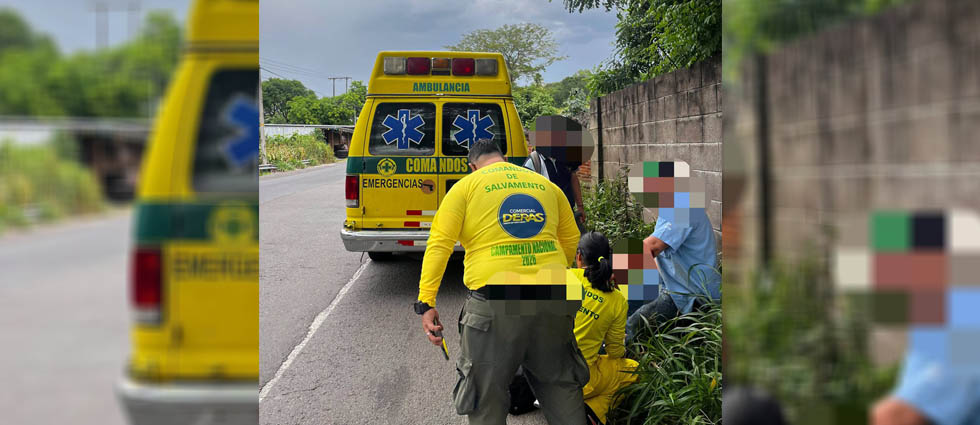 Motociclista resulta lesionado tras ser embestido por automovilista que se fugó en Apopa