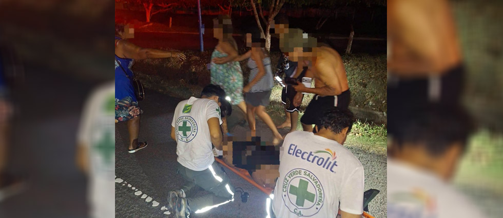 6 lesionados tras fuerte choque en San Blas, sobre la carretera Litoral