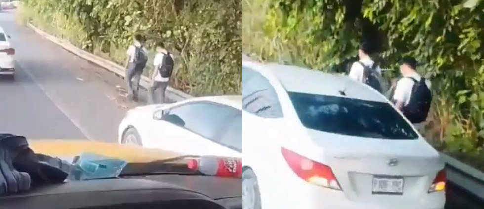 Denuncian a conductores que pusieron en riesgo la vida de estudiantes en la Troncal del Norte