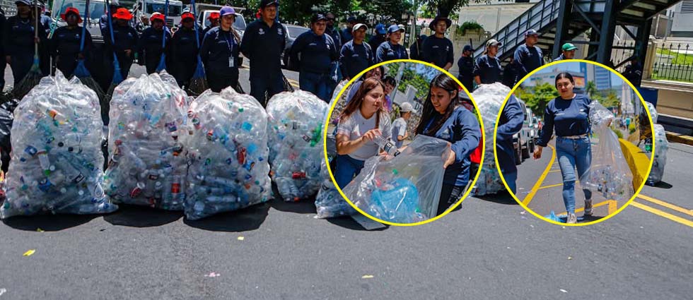 ¡Histórico! Alcaldía capitalina implementa reciclaje en puntos de concentración durante las fiestas patronales