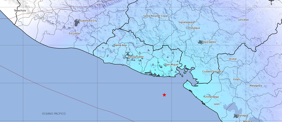 Actualización: ¡fuerte sismo de 5.7 grados sacude a todo El Salvador esta noche de miércoles!