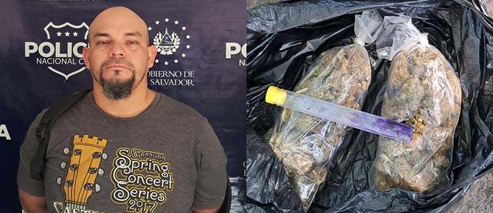 PNC detiene a temido MS que se encargaba de distribuir droga en Sonsonate
