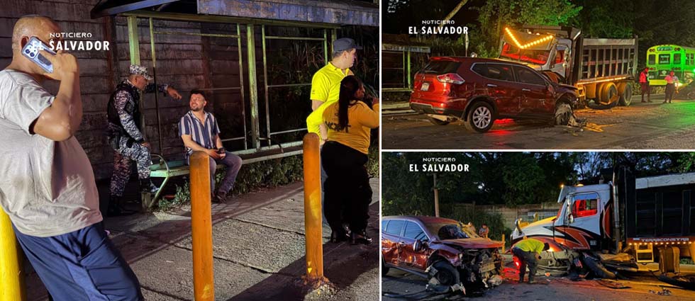 Sonriente, así lució un conductor ebrio tras chocar contra una volqueta en la Troncal del Norte