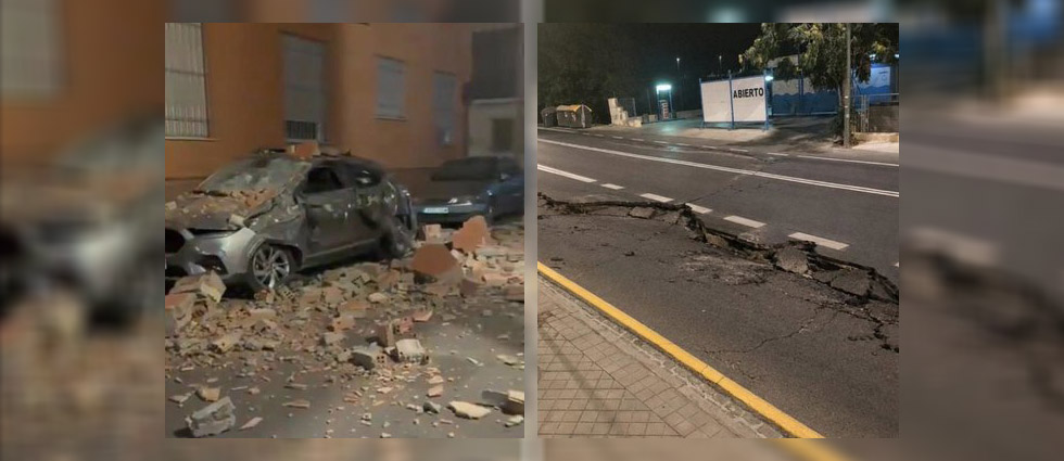 Sismo sacude parte de España y provoca varios daños en infraestructura