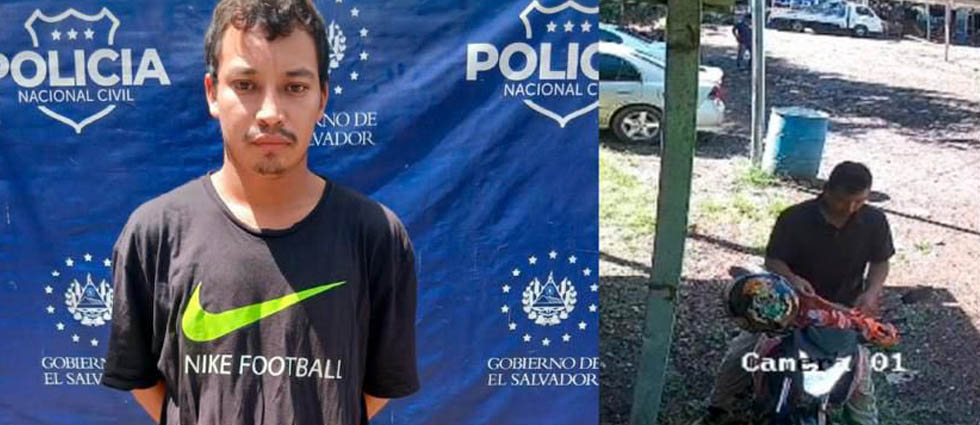 Capturan a sujeto que fue captado hurtando motocicleta estacionada en Sonsonate