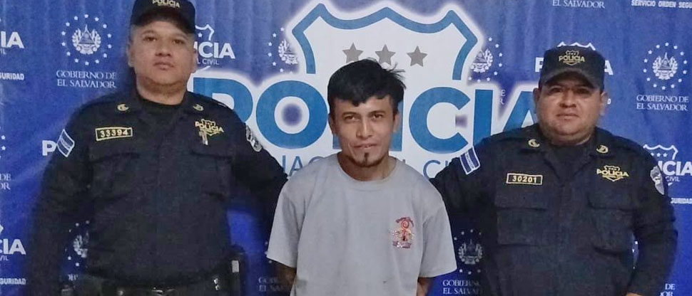Efectividad policial permite la captura de sujeto que mantenía dos órdenes de captura vigentes