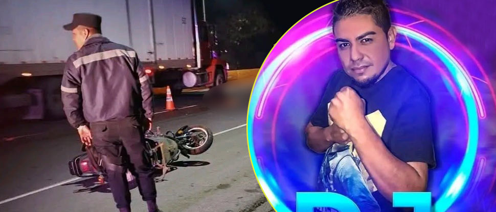 Regresaba de amenizar una fiesta cuando una rastra lo arrolló en carretera a Acajutla