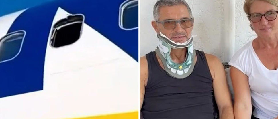 Pasajero que fue subsanando parcialmente fuera del avión prepara demanda millonaria  