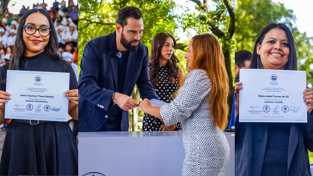Más de 500 jóvenes culminan curso de formación en distintas áreas laborales