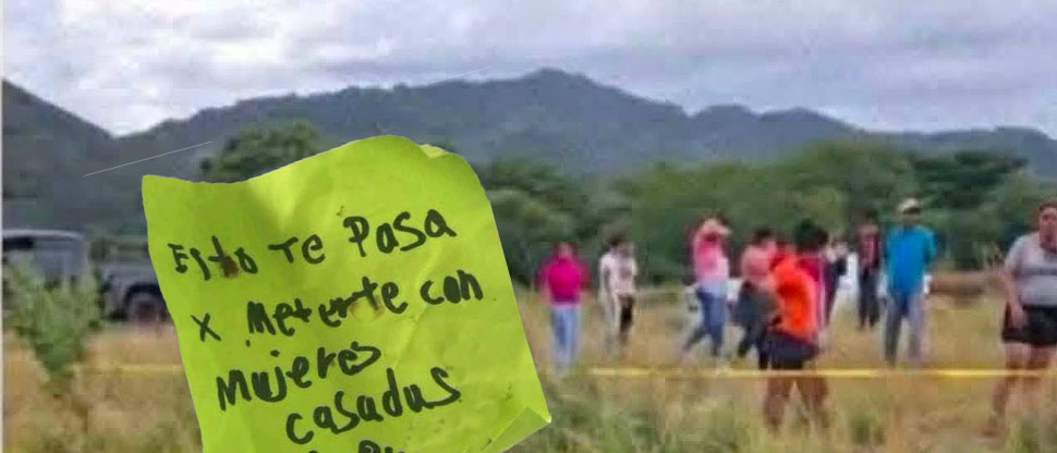 Honduras: “Esto te pasa por meterte con mujeres casadas”, la carta encontrada en la escena de un crimen