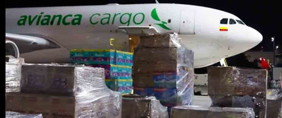El Salvador envía las primeras 51 toneladas de ayuda a Colombia