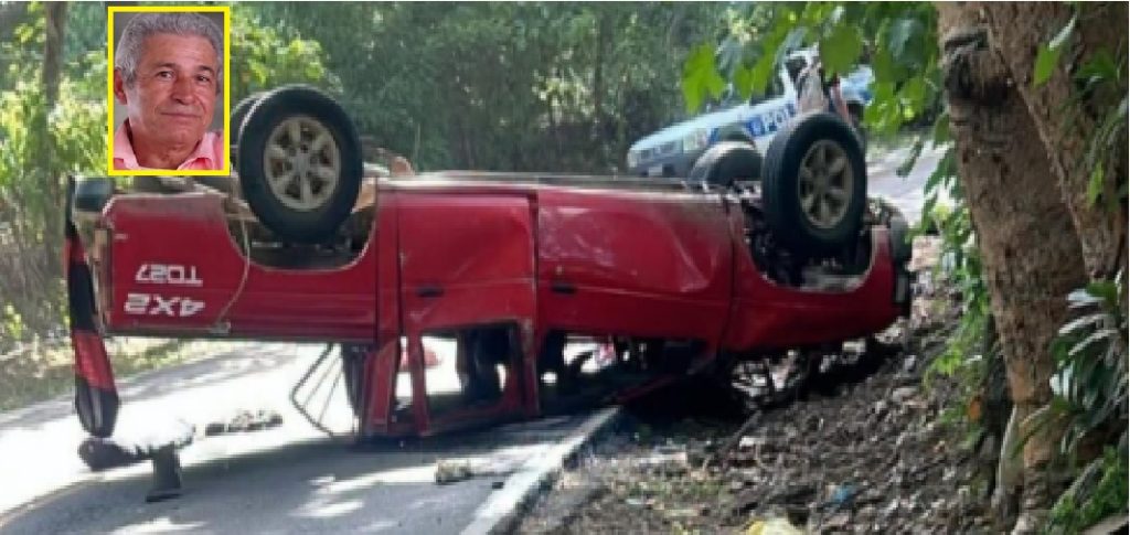 Él era do Julio, automovilista fallecido en aparatoso vuelco en el cantón Placitas, San Miguel 