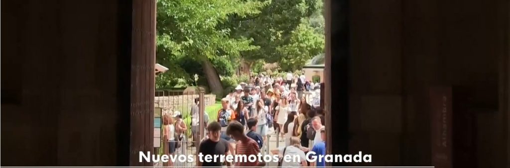 Así fue la evacuación de La Alhambra tras el potente sismo que sacudió Granada, España