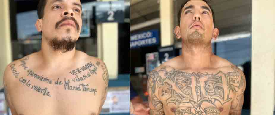 2 Pandilleros del Barrio 18 son expulsados de Guatemala y van directo al CECOT