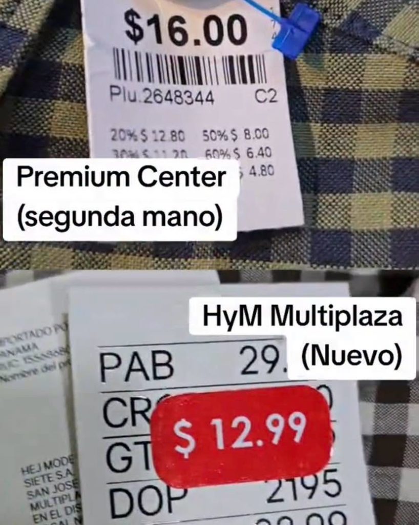 Cachada: almacén de ropa usada vende prendas con precios como si fueran nuevas