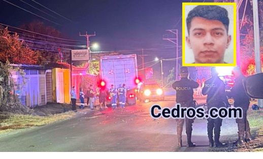 Él era Sergio, exmiembro de la Banda El Salvador fallecido anoche tras chocar contra camión