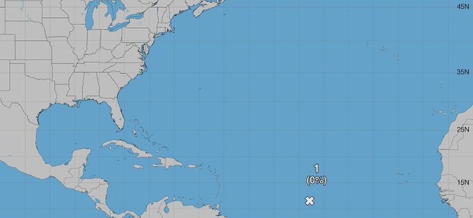 Ondas tropicales en el Océano Atlántico pierden fuerza y ya no existe posibilidad de desarrollo ciclónico