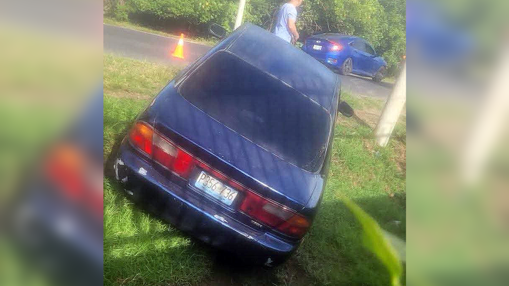 Se registra aparatoso accidente sobre carretera a Verapaz, San Vicente