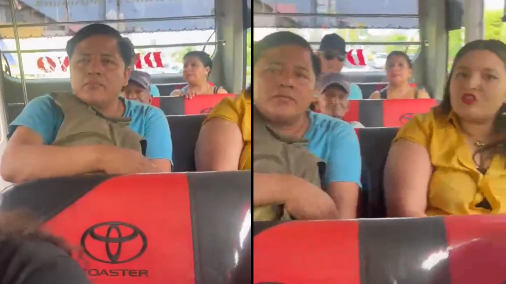 Denuncian supuesto caso de acoso al interior de un microbús del transporte colectivo