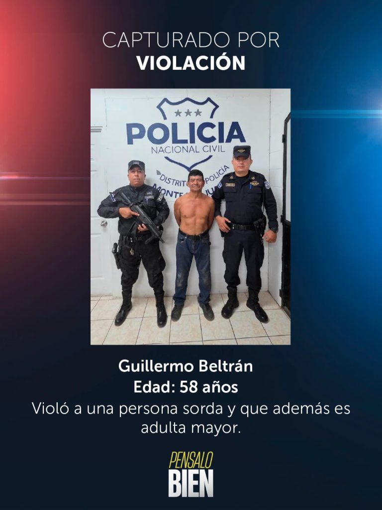 Agresor sexual directo a prisión luego de atacar a mujer de la tercera edad sorda en Cuscatlán