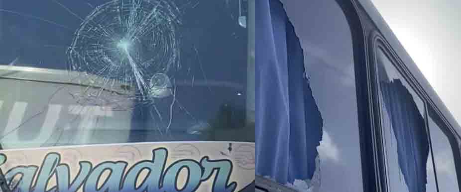 Seguidores del Motagua de Honduras atacan bus en la que viajaban aficionados del FAS