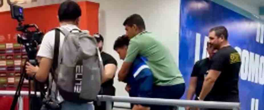 HONDURAS: viralizan la salida Nelson Bonilla en Tegucigalpa