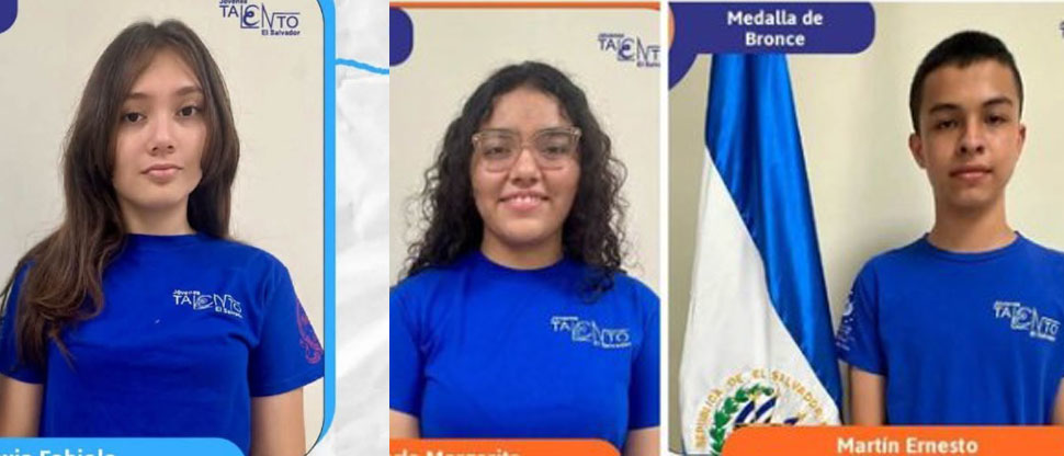 Salvadoreños brillan con medallas de bronce en Olimpiada Iberoamericana de Informática