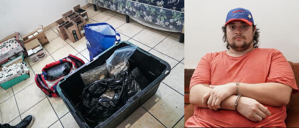 FGR y PNC allanan dos viviendas en colonia Escalón tras investigación de una red de narcomenudeo