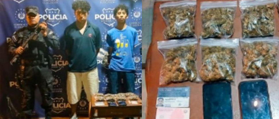 Capturan a dos sujetos que transportaban droga a bordo de una motocicleta