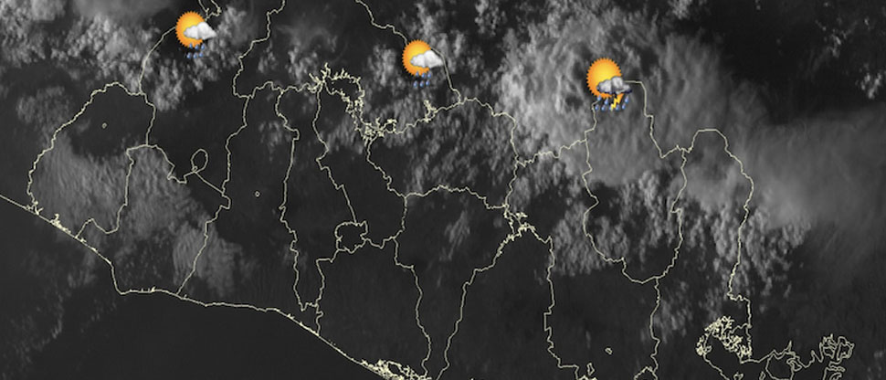 Calor y probabilidades de lluvias para este miércoles 12 de agosto
