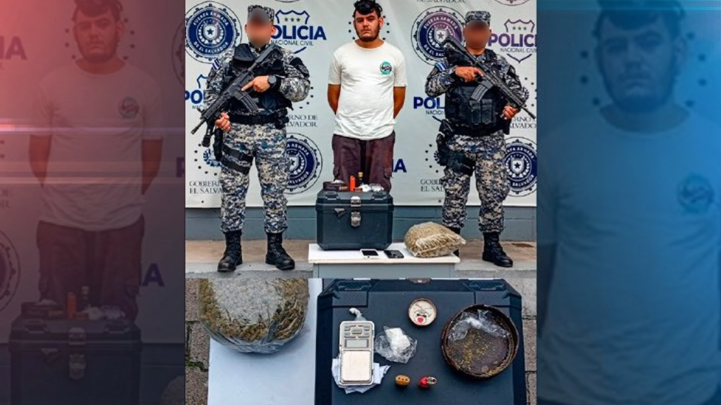 Capturan a joven que transportaba droga y otros ilícitos en San Martín
