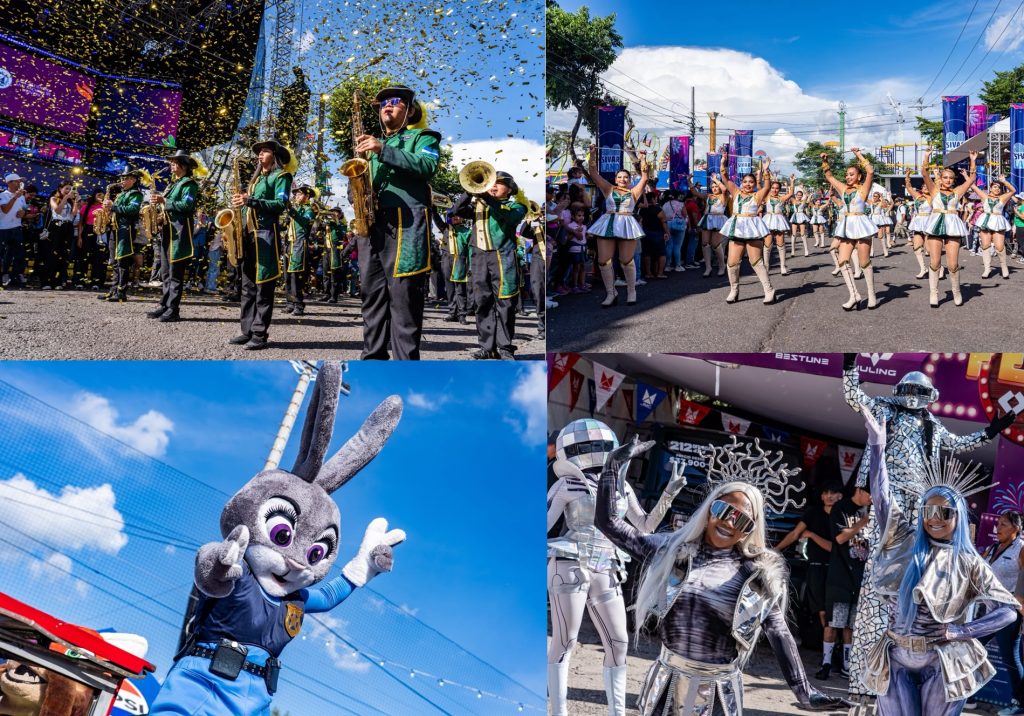 Así se vive el desfile de «Welcome Team» en las calles de San Salvador