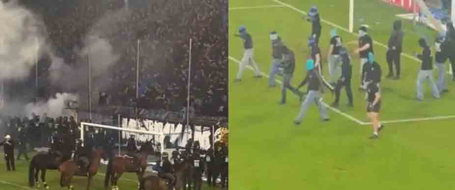 Disturbios en Copa de Alemania deja 35 policías lesionados